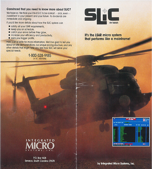 original brochure of SLIC