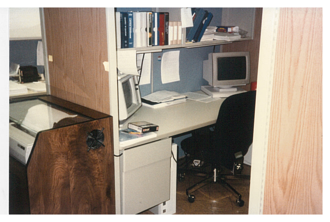 desk from old building